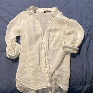 Linen button up